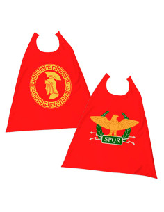 Omkeerbare Romeinse cape voor kinderen (63x78 cm.) 2