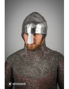 Viking Spangenhelm hjelm, poleret stål (1,6 mm.)