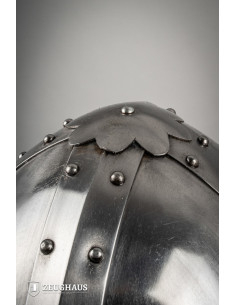 Viking Spangenhelm hjelm, poleret stål (1,6 mm.) 2