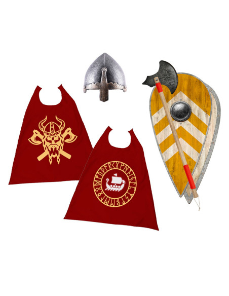 Pack niño Ragnarsson: Hacha, escudo,...