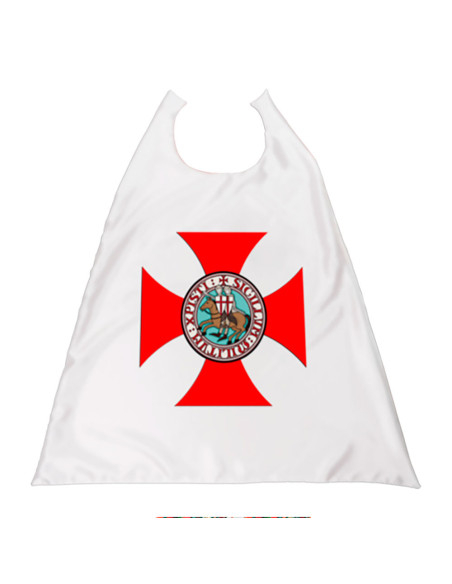 Capa medieval templarios reversible...