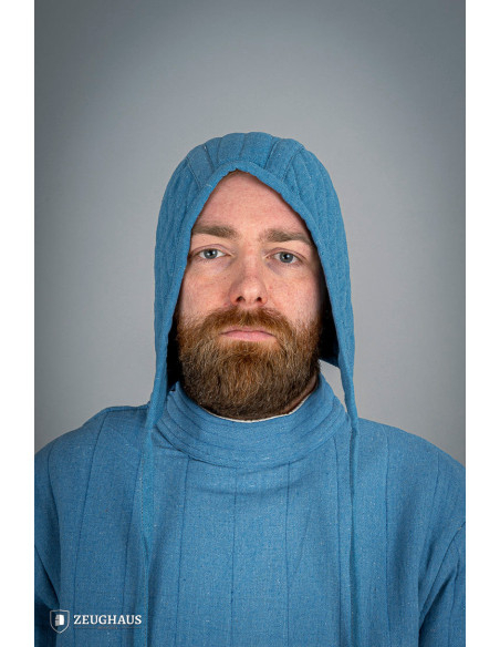 Gewatteerde katoenen pet, blauw