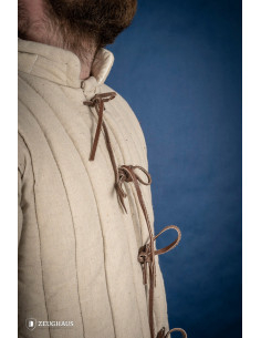 Dicker mittelalterlicher Gambeson mit Schnürsenkeln,... 2