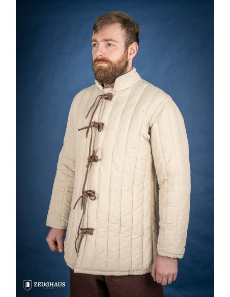 Tyk middelaldergambeson med...