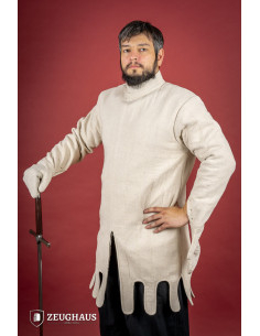 Leichter mittelalterlicher Gambeson mit Fäustlingen,... 2