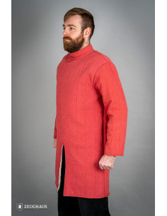 Gambesón medieval algodón de infantería, color rojo 2