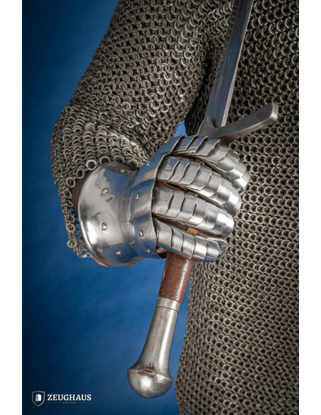 Guanteletes medievales acero pulido...