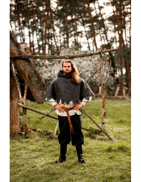 Gugel medieval en lana modelo Henri,...