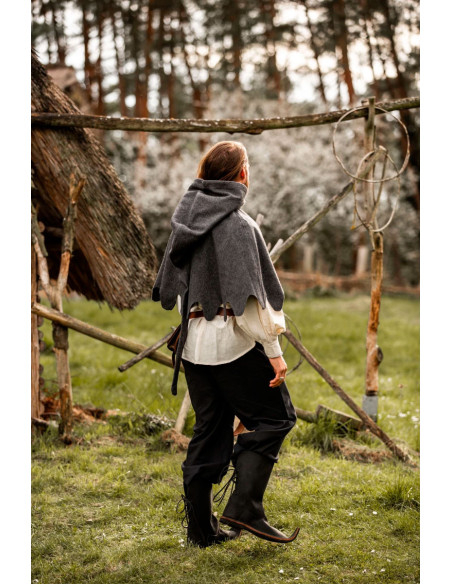 Gugel medieval en lana modelo Henri,...