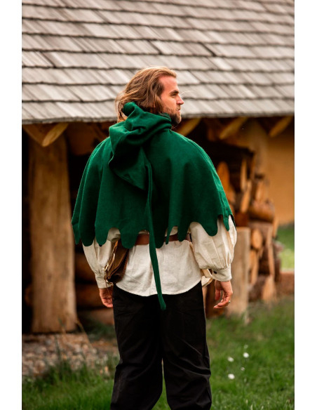 Gugel medieval en lana modelo Henri,...