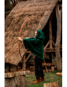 Gugel vikingo Egill, lana verde 2