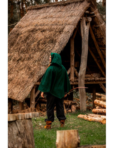 Gugel Viking Egill, groene wol