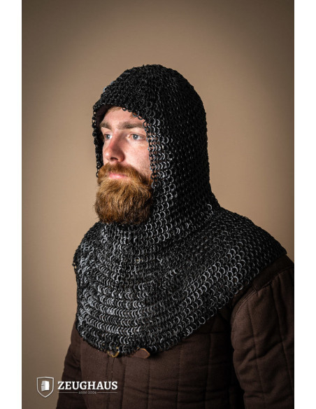 Verdugo cota de malla acero bruñido...