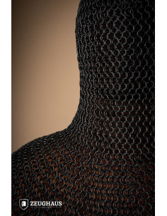 Henker-Kettenhemd aus brüniertem Stahl (10 mm). 2