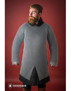 Hauberk model galvaniseret stål ringbrynje (10 mm.)