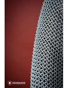 Hauberk model galvaniseret stål ringbrynje (10 mm.) 2