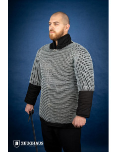 Cota de malla acero galvanizado modelo Haubergeon (10 mm.) 2
