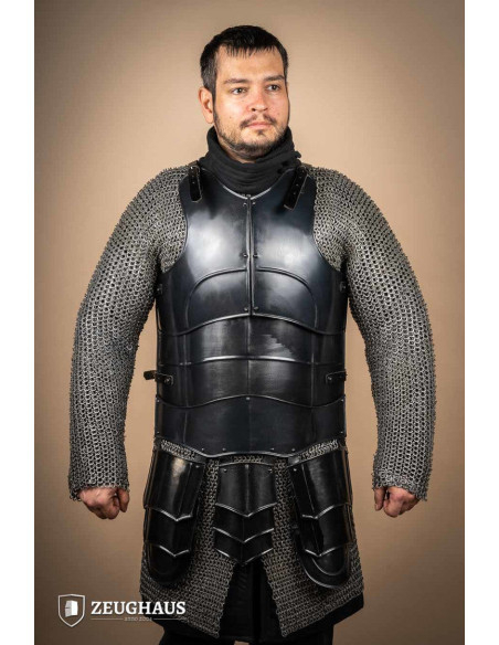 Coraza medieval acero dulce bruñido...