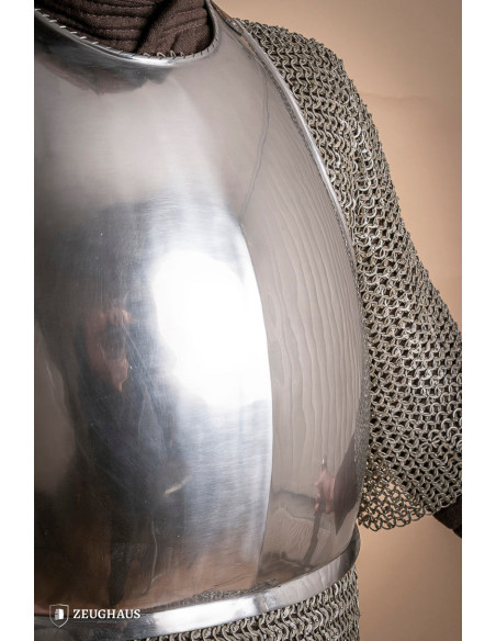 Coraza medieval de mercenario acero...