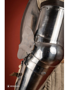Mittelalterliche Waffen, Jahre 1390-1450, polierter Stahl... 2