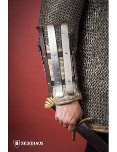 Gepolijst stalen Viking-armbanden (1,6 mm.)