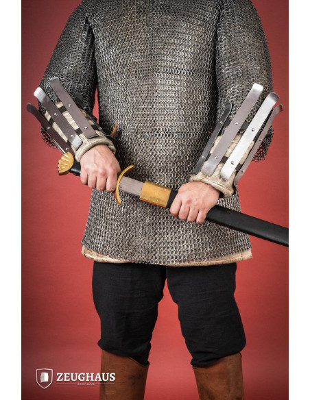 Gepolijst stalen Viking-armbanden...