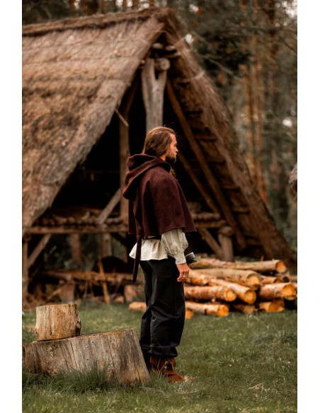 Gugel medieval de lana modelo Paul,...