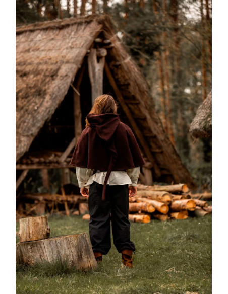 Gugel medieval de lana modelo Paul,...