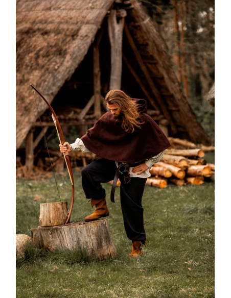 Gugel middeleeuwse wol model Paul,...