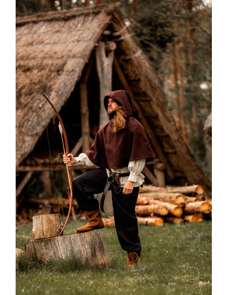 Gugel medieval de lana modelo Paul,...