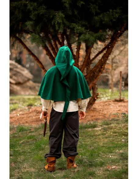 Gugel medieval de lana modelo Paul,...