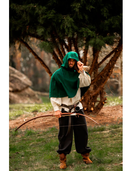 Gugel medieval de lana modelo Paul,...