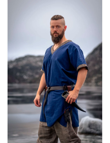 Korte Vikingtuniek Loki model, blauw