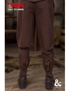 Middeleeuwse katoenen broek Ranger-model, bruin 2