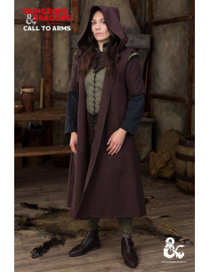 Mittelalterlicher Baumwollmantel Modell Ranger, braun
