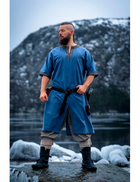 Túnica vikinga manga corta Richard,...