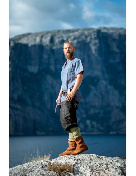Viking tunika kortærmet Edmund, blå grå