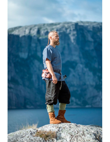 Viking tunika kortærmet Edmund, blå grå