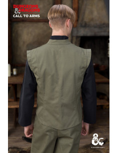 Mittelalterliche Weste Modell Ranger, grüne Farbe 2