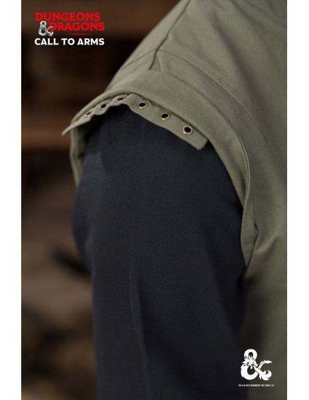 Middelaldervest model Ranger, grøn farve