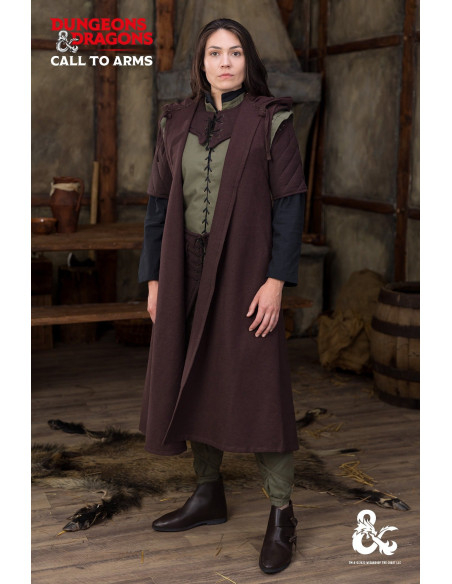 Middelaldervest model Ranger, grøn farve