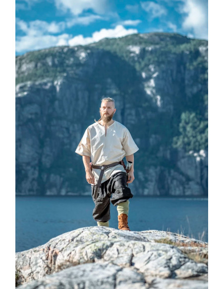 Túnica vikinga manga corta Olaf,...