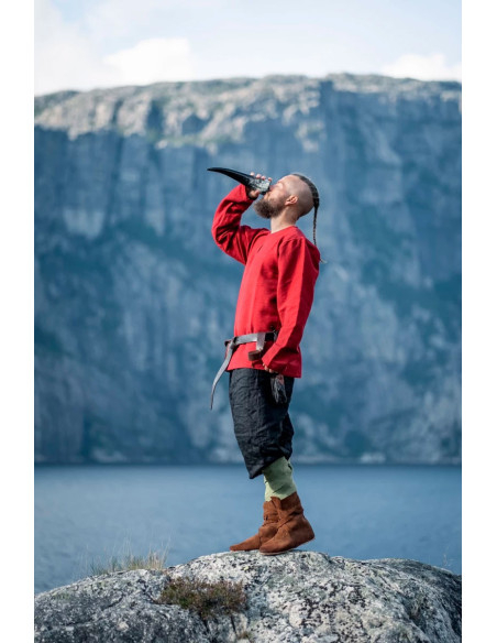 Túnica vikinga Ivar, roja