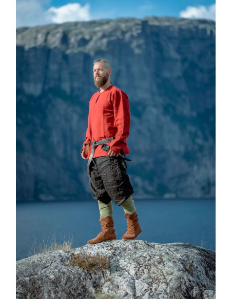 Túnica vikinga Ivar, roja