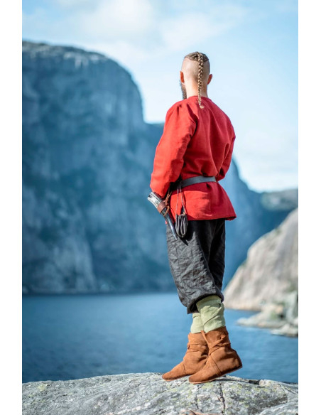 Túnica vikinga Ivar, roja