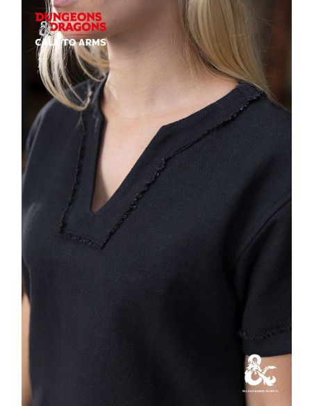 Barbara middelalderskjorte i bomuld,...