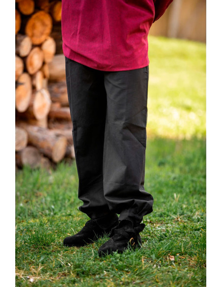 Gerold middeleeuwse broek, zwarte kleur