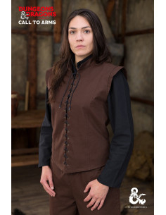 Chaleco medieval modelo Ranger, color marrón 2