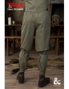 Mittelalterliche Baumwollhose Modell Ranger, grün 2