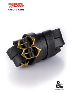 Medieval troldmandsbogholder, i sort læder